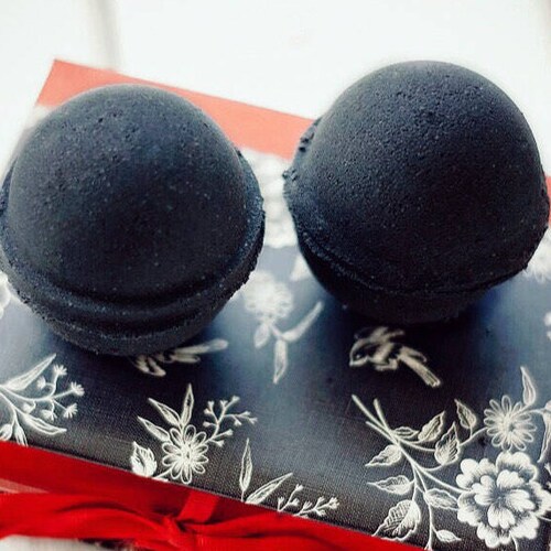 Black & Gold Bath Bomb Etsy