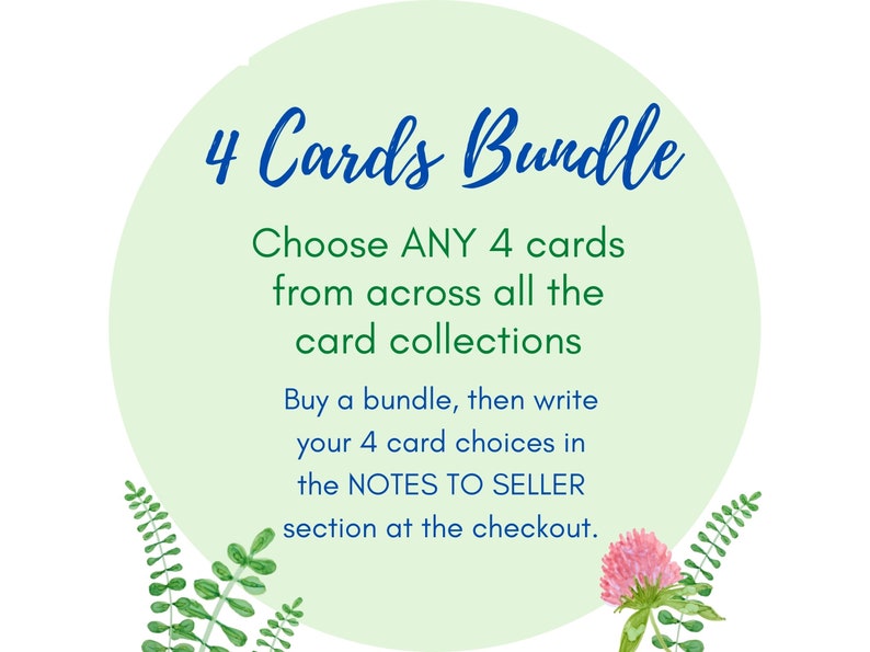 Bundle of 4 square blank cards greetings card choose from across all 29 of Millie Moth/'s designs colourful alcohol ink flower paintings