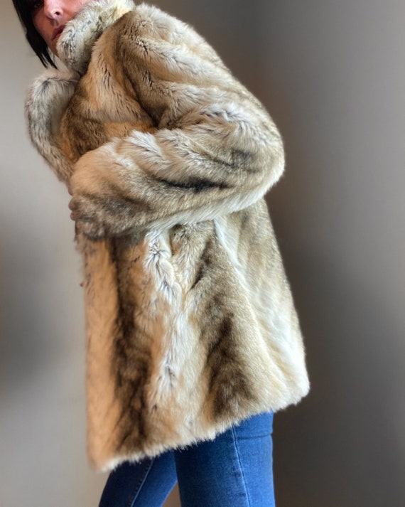 Vintage Sears Faux Fur Coat