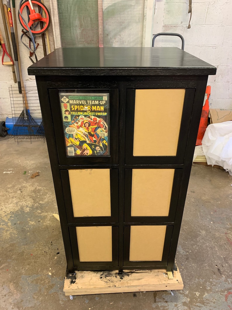 6 Drawer Comic Book Storage and Organization Etsy