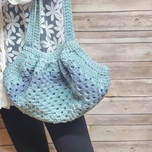 Crochet granny square bag image 2