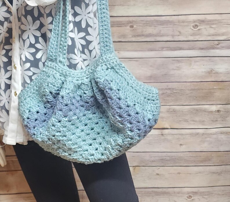 Crochet granny square bag image 2