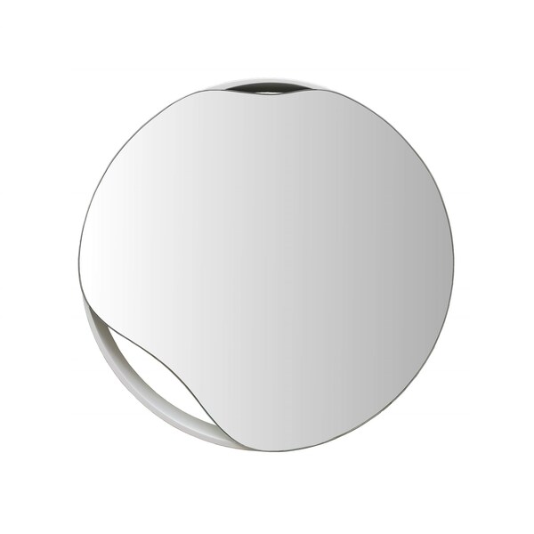 Round White Frame Mirror Etsy