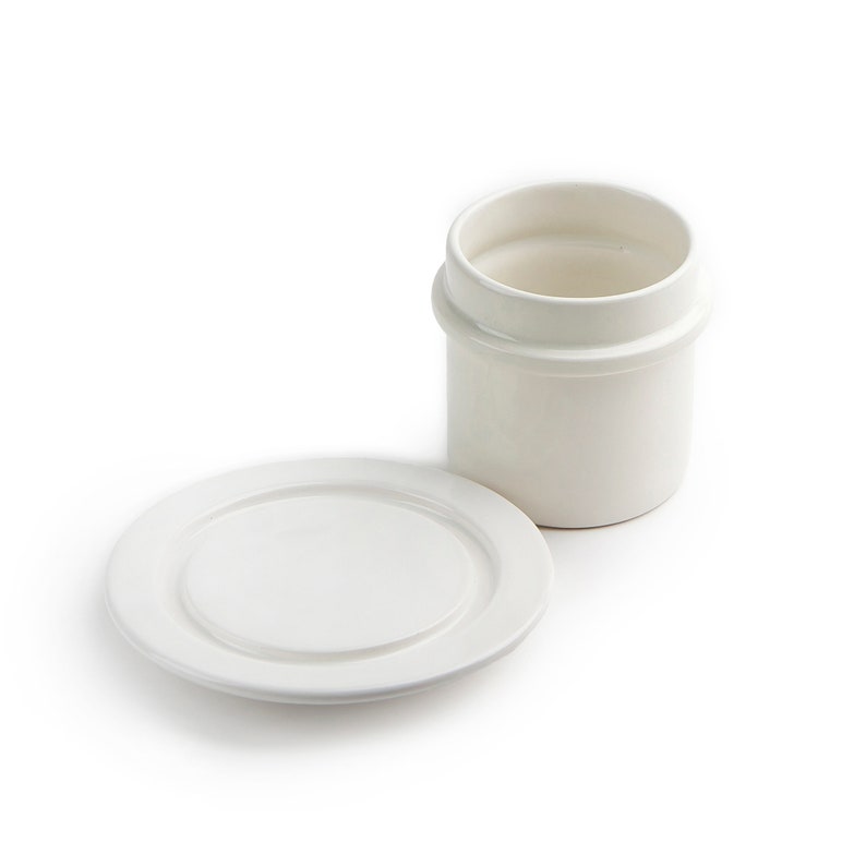 Tea Cup And Saucer Set I Modern Ceramic Mug I Coffee Lover Gift I Stoneware tumbler image 5