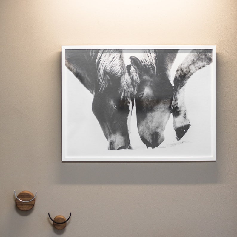 Horses Framed Wall Art Horses Wall Decor Horses Poster Etsy