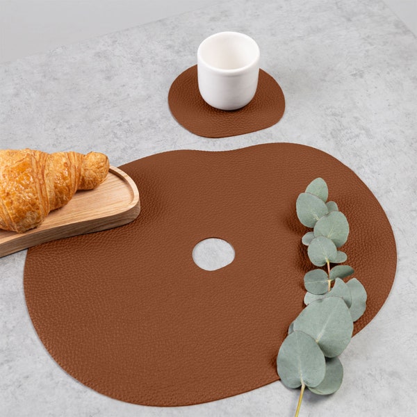 Leather Placemats Etsy