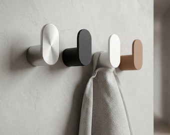 Minimalist Wall Hook BAUHAUS, Modern Coat Hook for Entryway