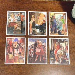 RARE Pinup Stickers - Feminist - Vintage - Take Your Pick