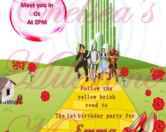 Wizard of Oz Invitation