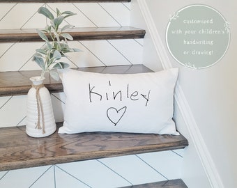 Handwriting Pillow Etsy