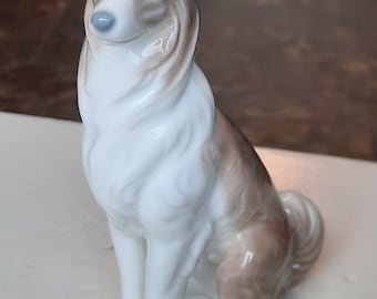 リヤドロ　コリーの親子　#6459　置物　陶器　品質保証証明書・箱付き 未使用 LIADRO リヤドロ 6459 “Collie Y Su Cachorro” コリーの