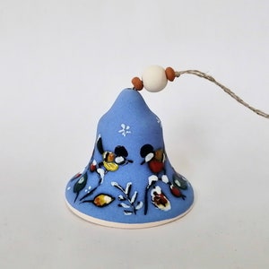 Christmas bell, Christmas ceramics, Christmas pottery bell, Christmas tree decor, Christmas ornaments
