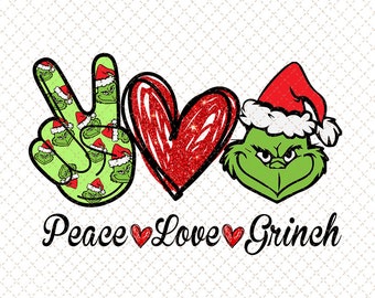 Free Free 216 Peace Love Grinch Svg Free SVG PNG EPS DXF File