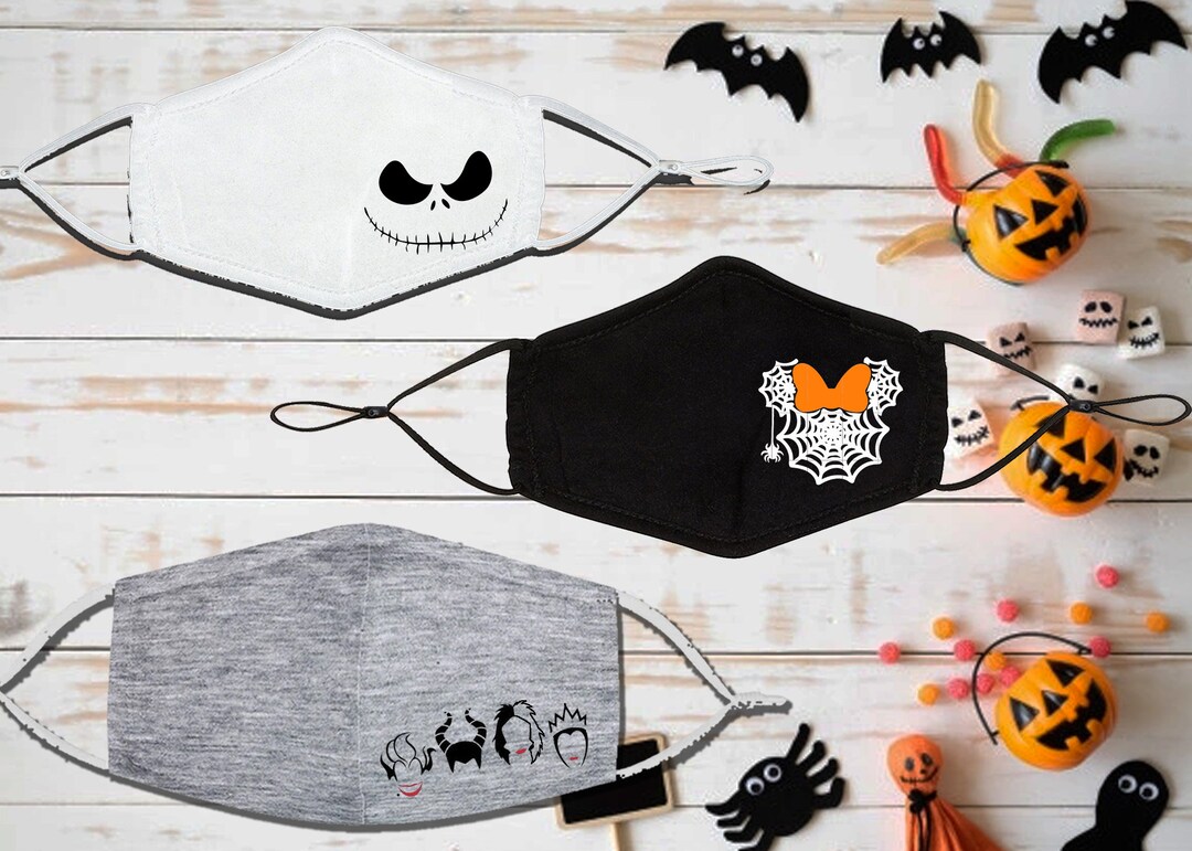 DISNEY HALLOWEEN Masks Halloween Masks Jack Skellington Etsy