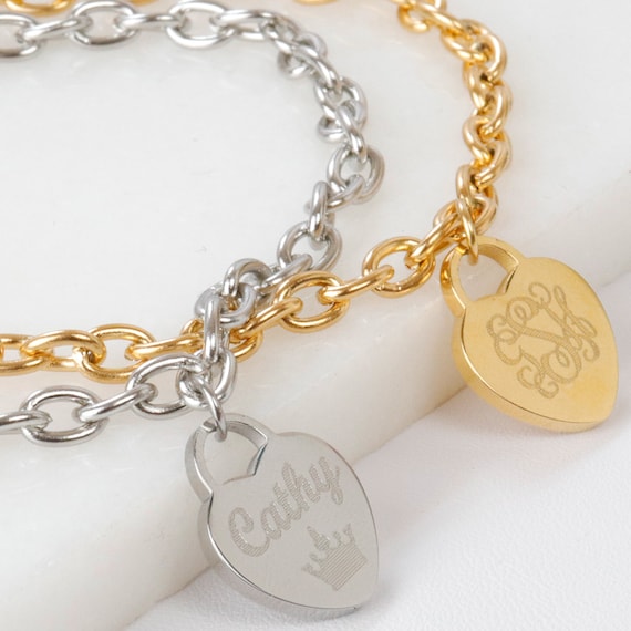 tiffany engraved bracelet