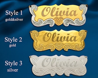 Name Necklace  for Woman Custom Any Name Necklace 18K Gold Plated Necklace for Her Mothers day Gift