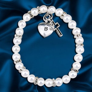 First Communion Gift  for Girl ,First Communion Bracelet, Communion Bracelet , Rosary Bracelet , Cross Bracelet , for Girl