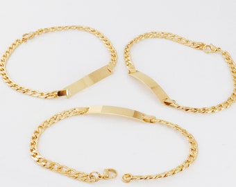 Custom Gold Bracelet Men,Engraved bracelet, Name Bracelet Men Gold Plated, Name Bracelet Men, Personalized Bracelet for Men,  Men and  Woman