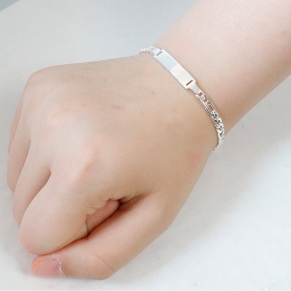 Sterling silver Baby Bracelet Sterling silver Baby Bracelet