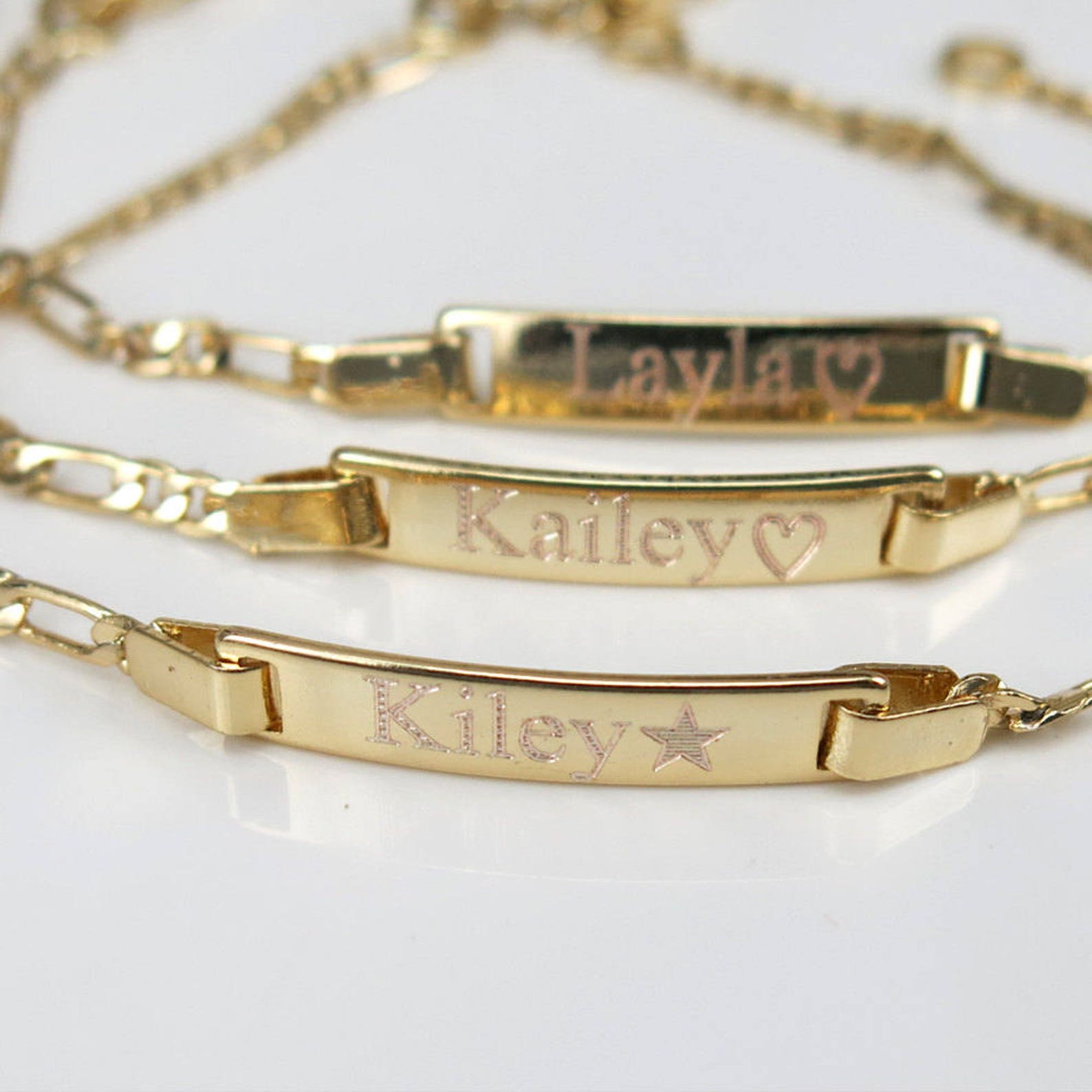 Personalized Baby Bracelet Cuba Link Id Bracelet Cuba Etsy