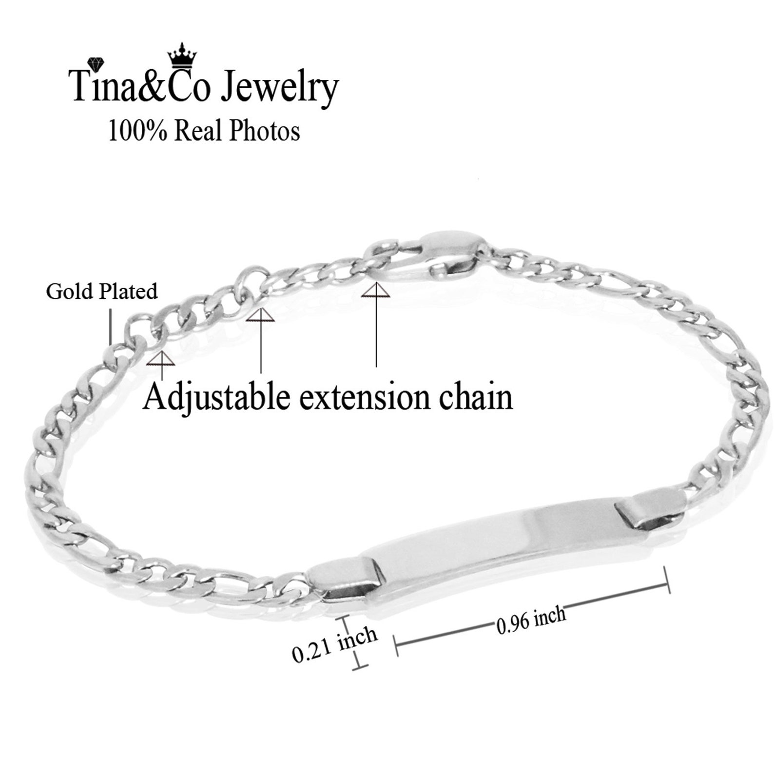 Medical Id Bracelet Baby Bracelet Silver Infant Baby ID Etsy