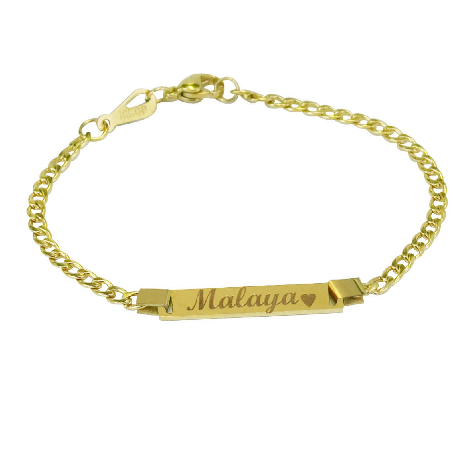 Baby Bracelet Gold, Child ID Bracelet, Baby Bracelet Silver, Custom