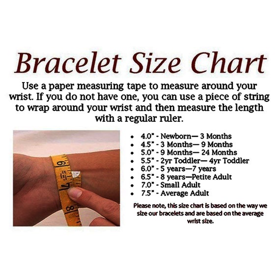 Baby Wrist Size Chart