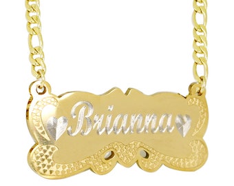 Name Necklace  for Woman Custom Any Name Necklace 18K Gold Plated Necklace for Her