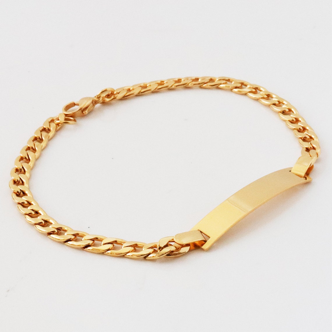 Custom Gold Bracelet MenEngraved bracelet Name Bracelet Men Etsy