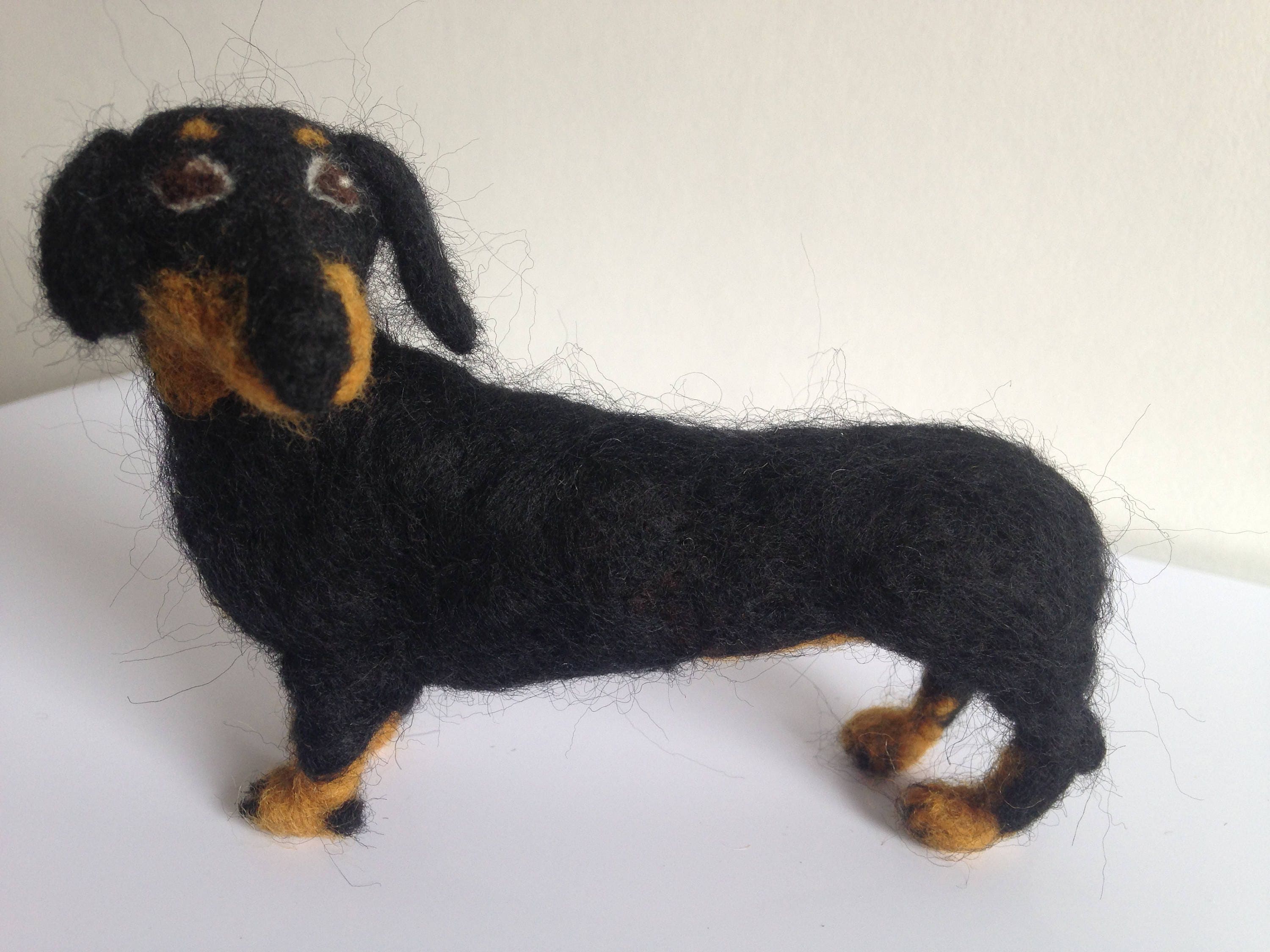 Handmade Needle Felted Dachshund Etsy