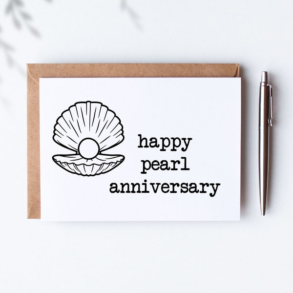 30th Anniversary Card for Husband - 30th Anniversary Card for Wife - 30th Anniversary Gifts for Couples - 30th Anniversary Gift for Parents