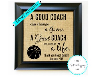 BASKETBALL COACH Gift Ideas from Team | Basketball Coaches Gifts | Gift from Team | End of Season Gift | End of Year Gift Ideas from Team