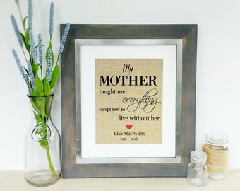 loss of mother memorial gift mom sympathy gift mother etsy