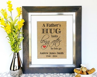 In Memory Of Dad Sympathy Gifts Men Father Loss Memorial Signs Loved One Condolence Gift