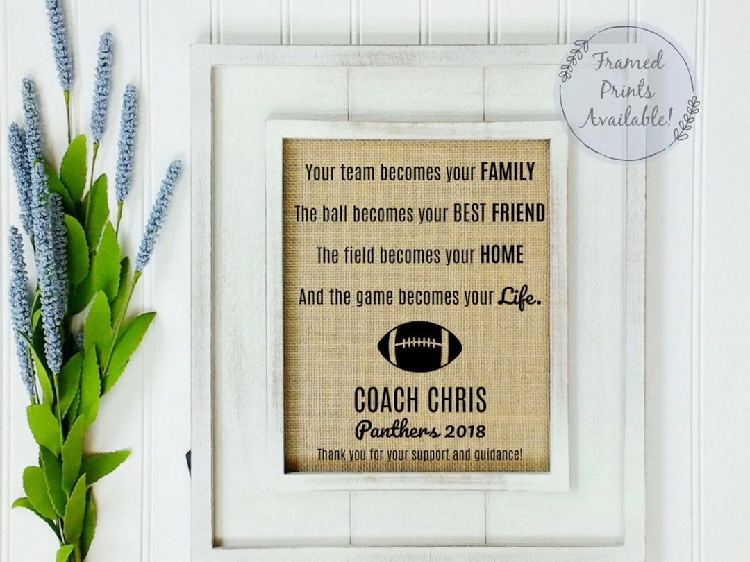 Coach Gifts From Team Coach Gift Ideas Team Gift Idea Etsy