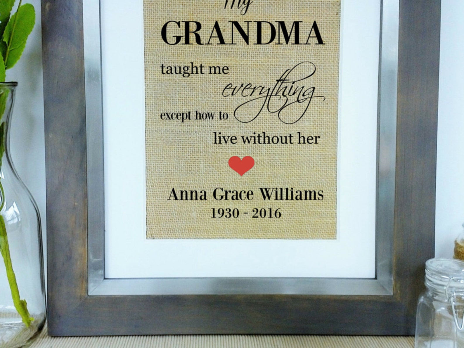 LOSS OF GRANDMA Sympathy Gifts Sympathy Gift for Death of Etsy Canada