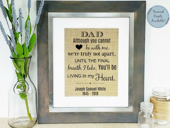 sympathy gifts for loss of dad