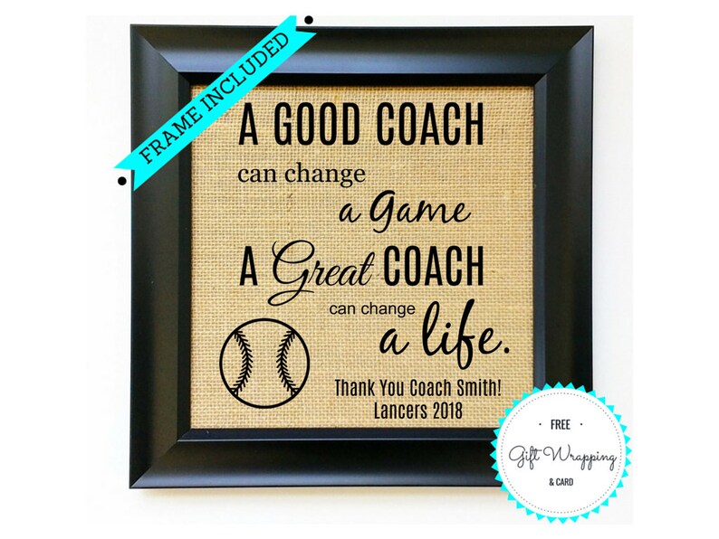 BASEBALL COACH Gift From Team Baseball Coaches Gift Thank Etsy