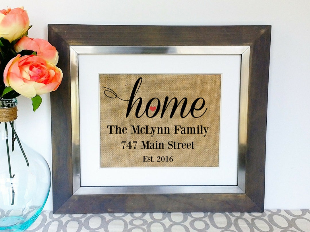 Personalized Housewarming Gift Best House Warming Gifts New Home Our