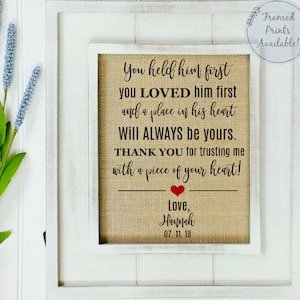 Mother In Law Wedding Gift - Mother of the Groom Gifts - Future Mother In Law Gift for Wedding Day - Grooms Mother Gifts - Thank You Mom MIL