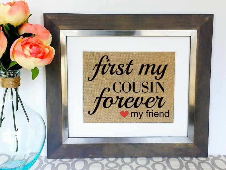 COUSIN Birthday Gift Friendship Gifts Unique Gift Ideas for Etsy