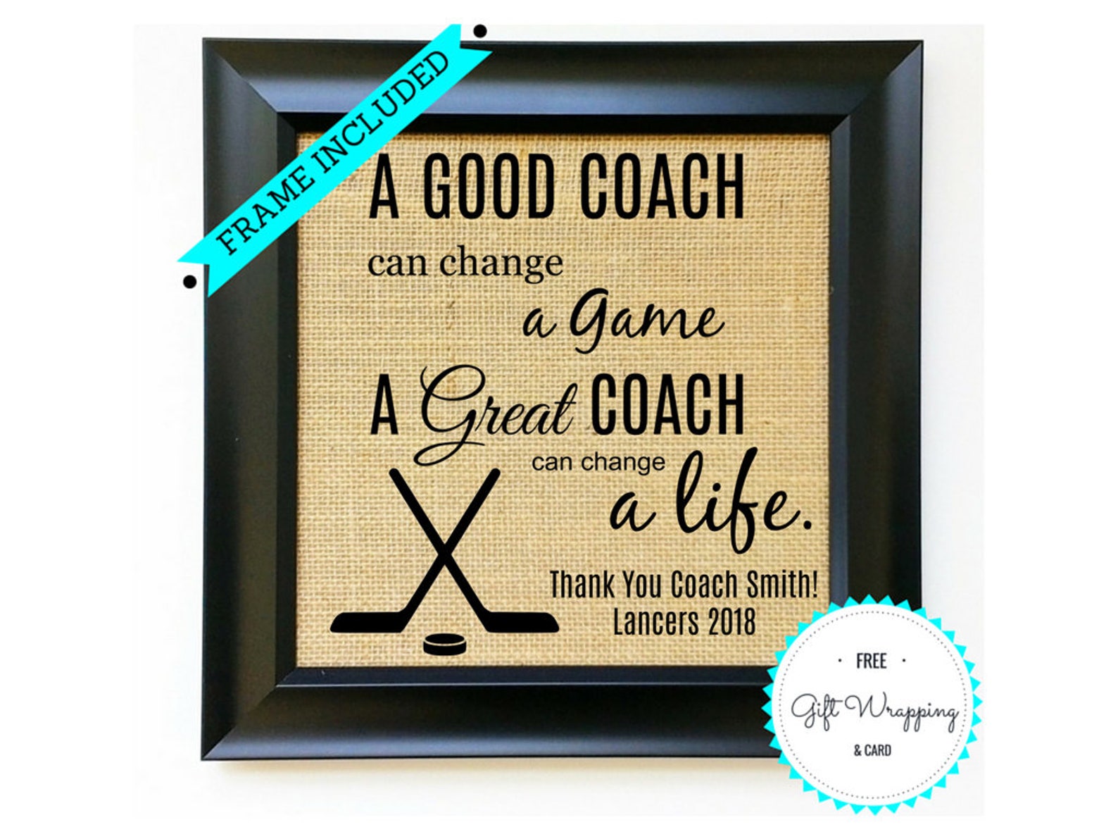 HOCKEY COACH Gift Ideas from Team Coach Gifts for Him Etsy