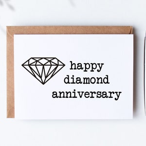 60th Anniversary Gift for Parents 60 Year Anniversary Card 60 Year Anniversary Gift Couple 60 Year Diamond Wedding Anniversary Gifts