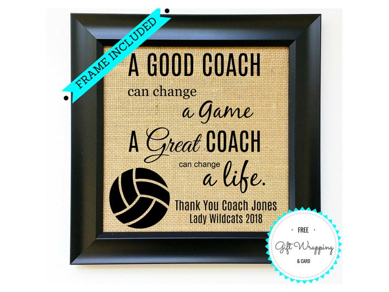 VOLLEYBALL COACH Gift From Team Coach Gift Volleyball Etsy