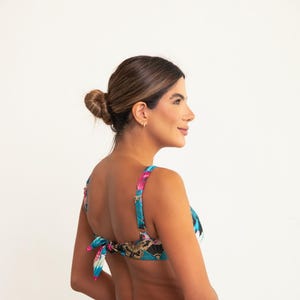 Cheeky Brazilian Scrunch Bikini Bottom Cheeky Black Swimsuit Scrunch Seamless Panty Vintage Style Swimwear Women Fashion Trendy KatCow