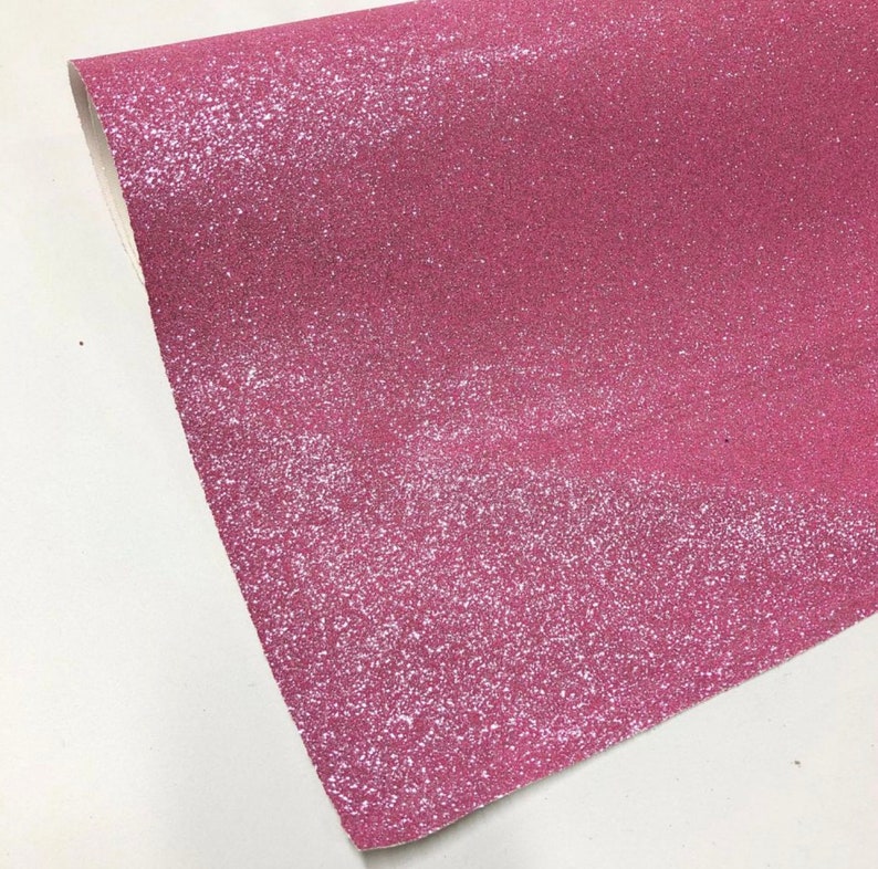 Pink Glitter Fabric Craft Fabric Sparkling Sparkly Fabric Etsy