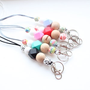 Personalisiertes Lanyard mit Gravur Bunt, Personalisiertes Schlüsselband, Personalisiertes Schlüsselband, Personalisiertes Schlüsselband, Personalisiertes Geschenk für Lehrer