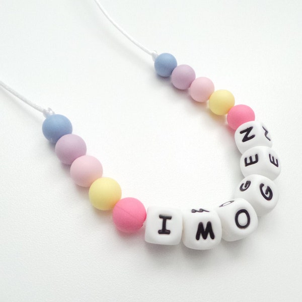 KIDS NECKLACE  - Personalised Children's jewelry - Little girl necklace, Little boy necklace  Child Sensory Autism ADHD