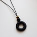 Silicone Nursing necklace, Black Breastfeeding necklace, Pendant Sensory necklace, Fiddle necklace, New Mum gift, Mama necklace 