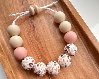 Adjustable Silicone Flower Bracelet: Sensory Fidget Adults necklace